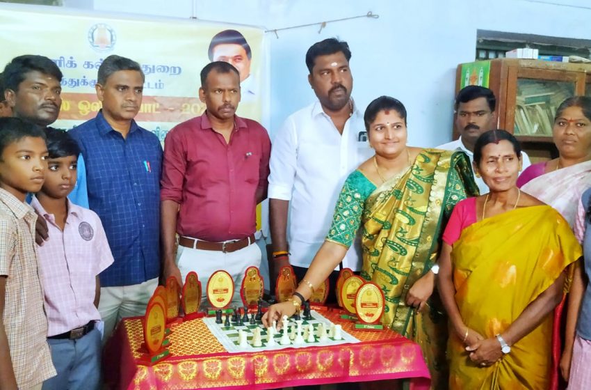  கோவில்பட்டியில் மாணவர் சதுரங்க போட்டி களை கட்டியது