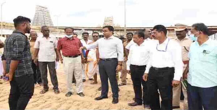  திருச்செந்தூர் கந்தசஷ்டி திருவிழா: பக்தர்கள் தங்க  12 இடங்களில் தற்காலிக விடுதிகள்; ஆட்சியர் தகவல்