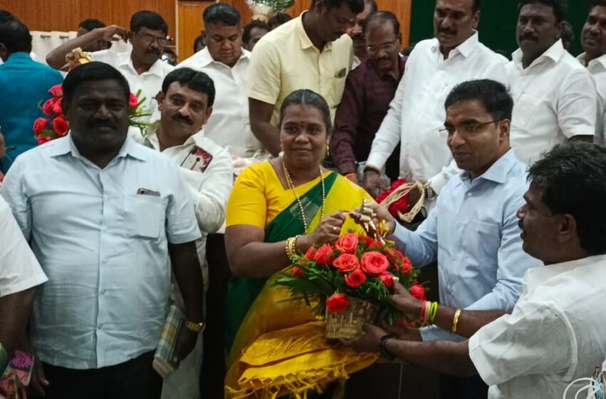  தூத்துக்குடி மாவட்ட பஞ்சாயத்து தலைவராக பிரம்மசக்தி தேர்வு