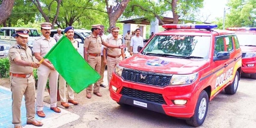  தூத்துக்குடி காவல்துறை ரோந்து பணிக்கு 7 வாகனங்கள்