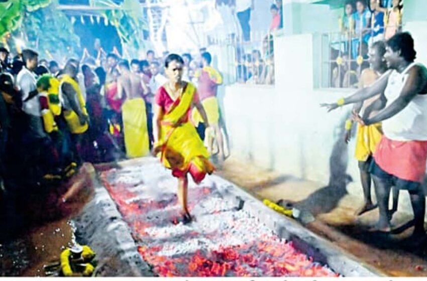  கோவில்பட்டி காந்தாரி அம்மன் கோயில் பூக்குழி திருவிழா