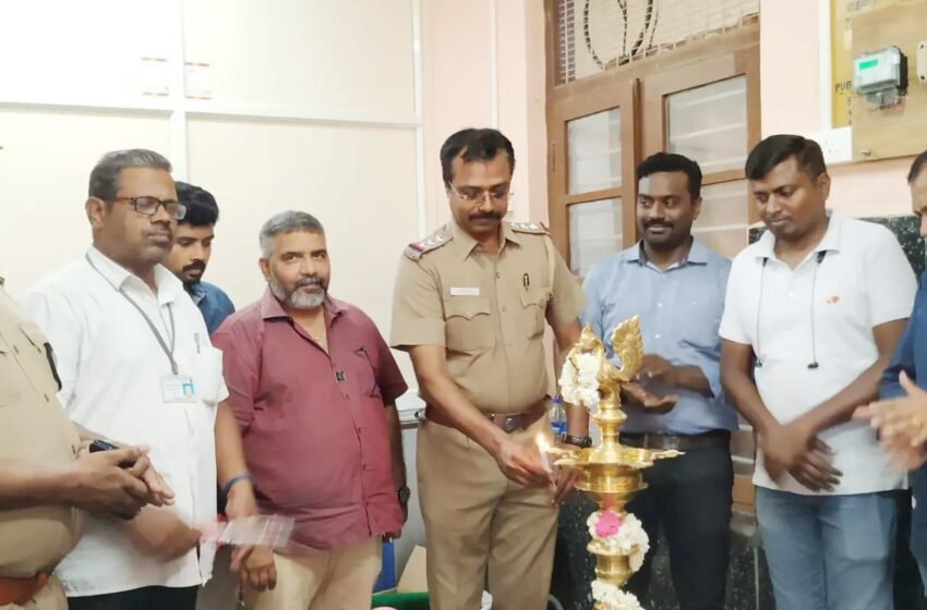  கோவில்பட்டி ரெயில் நிலையத்தில்  அவசர சிகிச்சை மையம் திறப்பு