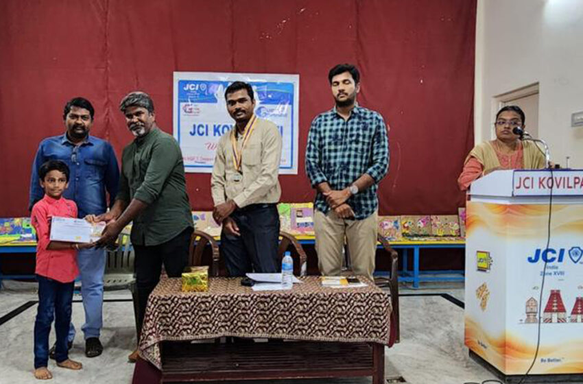 கோவில்பட்டியில் கலை மற்றும் கைவினைபொருள்  பயிற்சி வகுப்பு