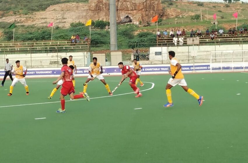  கோவில்பட்டியில் அகில இந்திய ஆக்கிப் போட்டி தொடக்கம் ; ரசிகர்கள் ஆரவாரம்