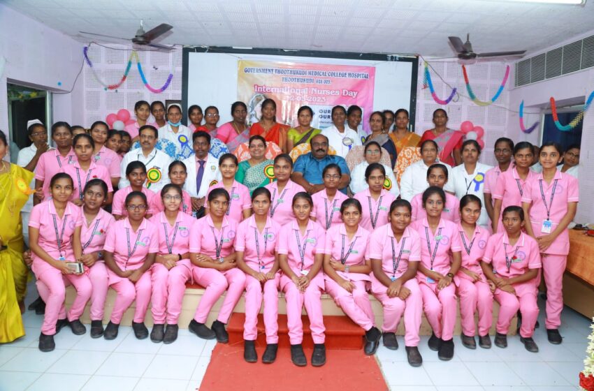  செவிலியர் தின விழாவில் அமைச்சர் பங்கேற்பு  