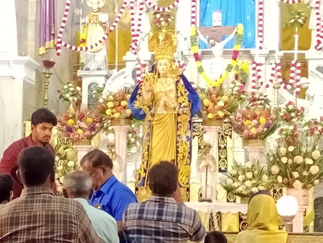  தூத்துக்குடி தூய பனிமயமாதா ஆலய சொரூபத்துக்கு தங்க முலாம் பூசும் பணி நாளை தொடக்கம்