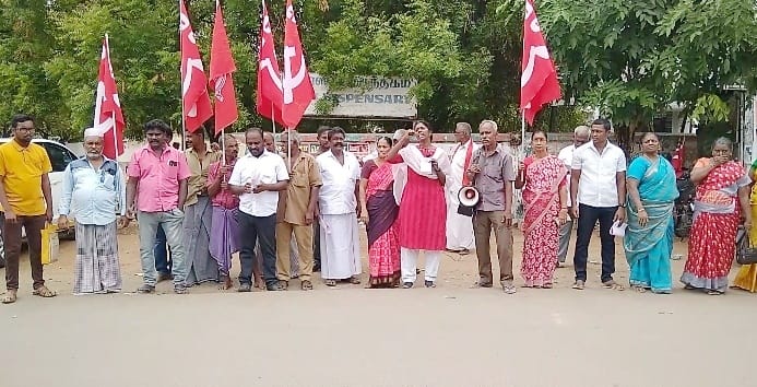  கோவில்பட்டி அரசு மருத்துவமனைக்கு உயிர்காக்கும் மருந்துகள் ; இந்திய கம்யூனிஸ்டு  வலியுறுத்தல்