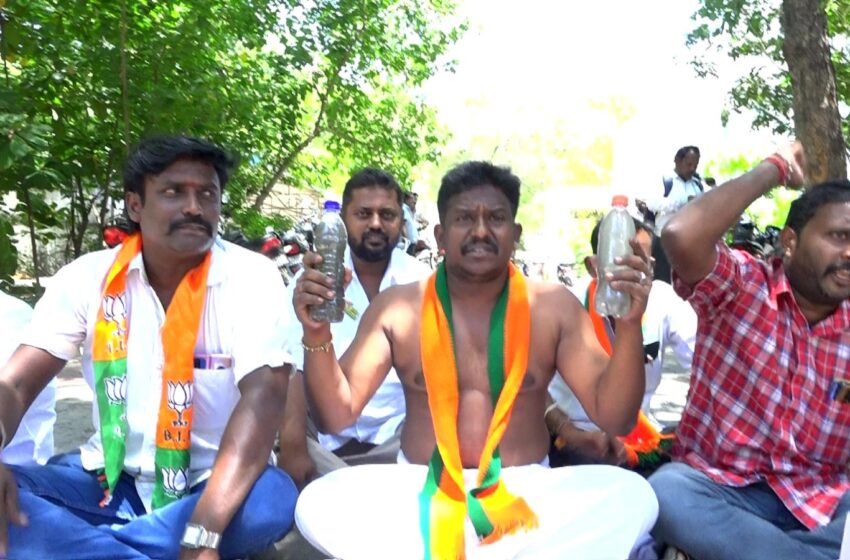 கோவில்பட்டி 20-வது வார்டில் கலங்கல் குடிநீர்; கவுன்சிலர் தலைமையில் போராட்டம்