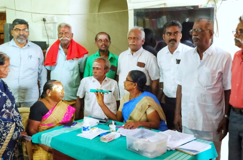  கோவில்பட்டியில் 158வது கண் சிகிச்சை முகாம்