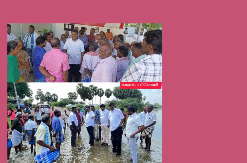  ஜி.வி.மார்கண்டேயன் ஆய்வு: பழுதடைந்த ஆற்றுப்பாலத்தை சரிசெய்ய உடனடி நடவடிக்கை