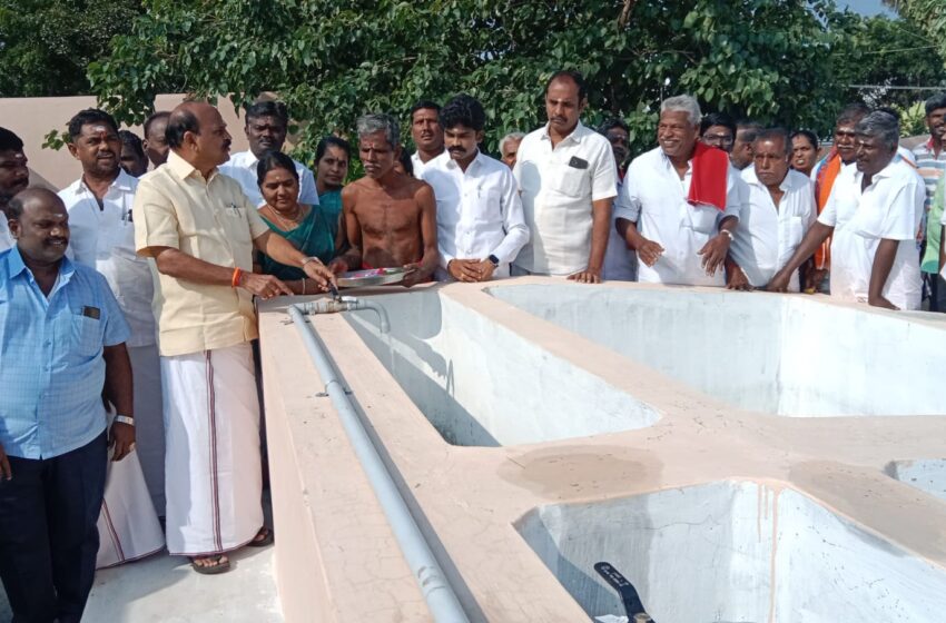  கோவில்பட்டி புதுக்கிராமத்தில் சலவைக்கூடம் திறப்பு