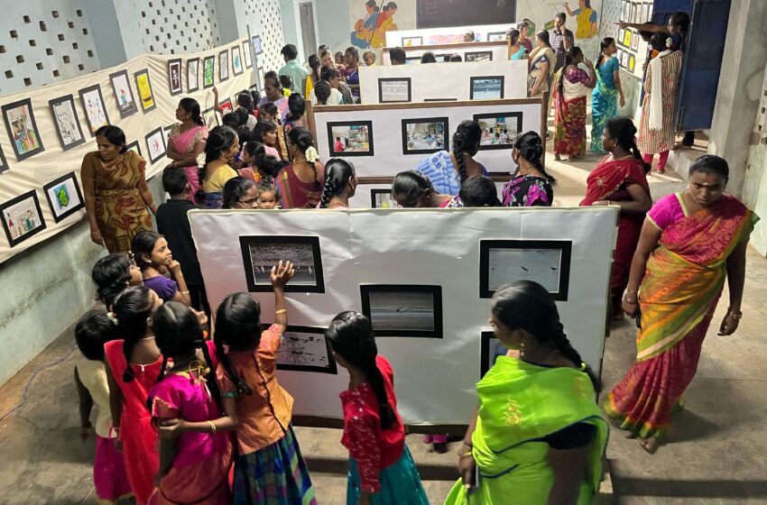  சிறுவர், சிறுமியர்களின் ஓவியம், புகைப்பட கண்காட்சி