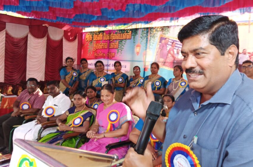  கல்வி, ஒழுக்கத்தின் மூலம்  மாணவிகள் வாழ்வில் உயர்ந்த நிலைக்கு  செல்ல வேண்டும்; பள்ளி கல்வி இணை இயக்குனர் பேச்சு