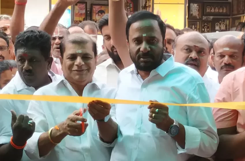  கோவில்பட்டியில் பா.ஜனதா தேர்தல் அலுவலகம் திறப்பு 