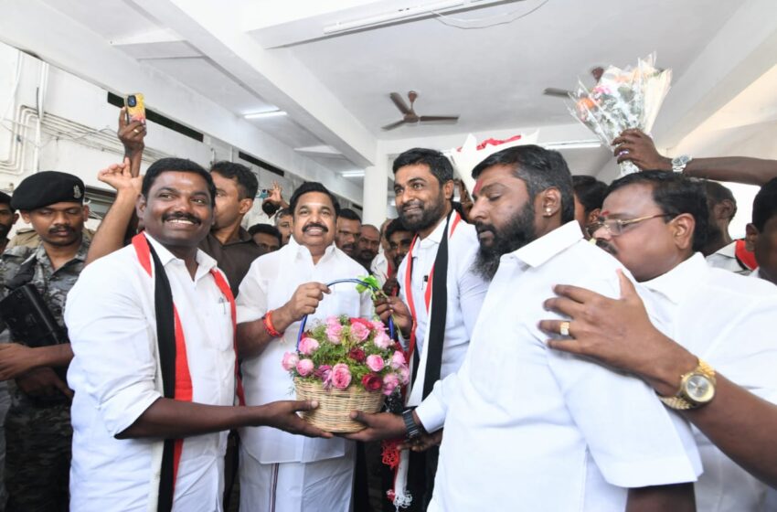  ஓ.பி.எஸ். அணி முக்கிய நிர்வாகிகள் அ.தி.மு.க.வில் இணைந்தனர்
