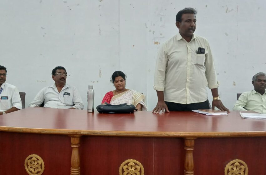  கோவில்பட்டியில் டெங்கு தடுப்பு  ஒருங்கிணைப்பு குழு கூட்டம்