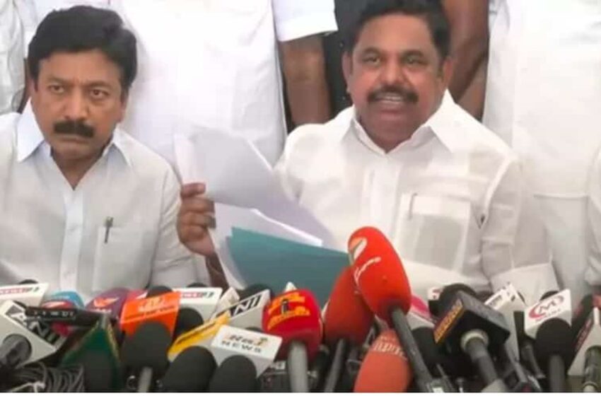  கள்ளச்சாராயத்தால் பெற்றோர்களை இழந்த 3 குழந்தைகளின் கல்வி செலவை அதிமுக ஏற்கும் – எடப்பாடி பழனிசாமி