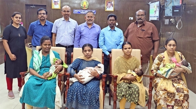  தூத்துக்குடி அரசு மருத்துவமனையில்  ஒரே நாளில் 4 குழந்தைகளுக்கு குடல் அடைப்பு நீக்க அறுவை சிகிச்சை