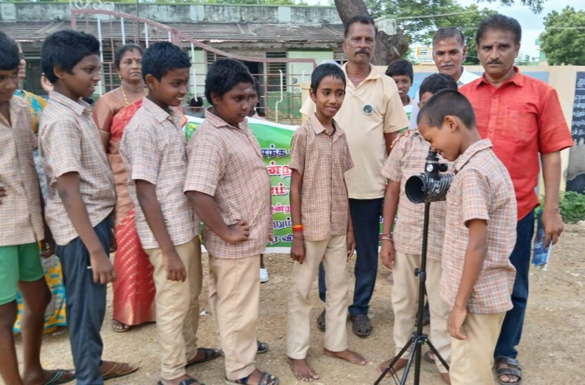  அரசு பள்ளி மாணவர்களுக்கு டெலஸ்கோப் பயிற்சி