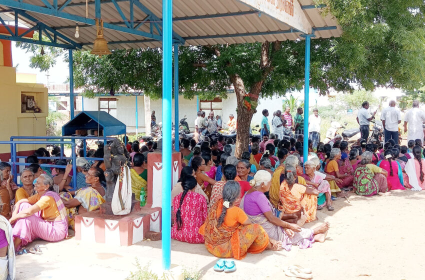  சிட்கோ கட்டிடங்கள் அனுமதி பிரச்சினை: கோவில்பட்டி அருகே கிராம மக்கள் காத்திருப்பு போராட்டம்