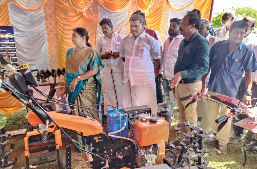  வேளாண் இயந்திரங்கள் மற்றும் கருவிகளின் செயல்பாடுகள் விழிப்புணர்வு முகாம்