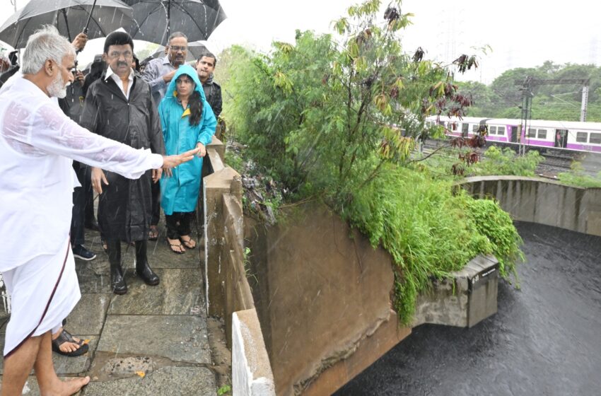  சென்னையில் கனமழை: முதல்-அமைச்சர் மு.க.ஸ்டாலின் ஆய்வு