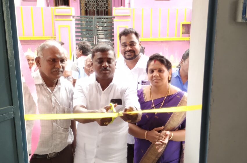  கோவில்பட்டி 13 வது வார்டில் மின் மோட்டார் அறை திறப்பு