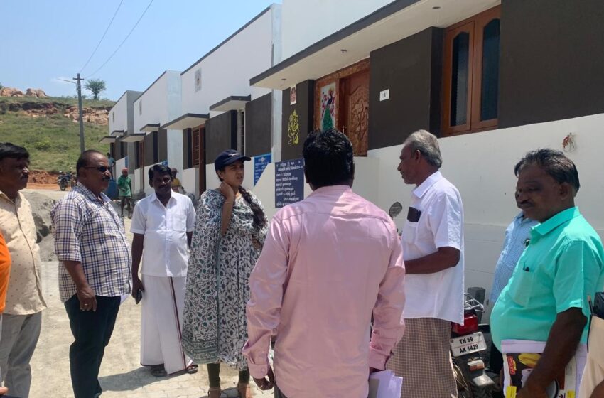  கோவில்பட்டி ஊராட்சி ஒன்றிய பகுதிகளில் கூடுதல் ஆட்சியர் ஐஸ்வர்யா ஆய்வு