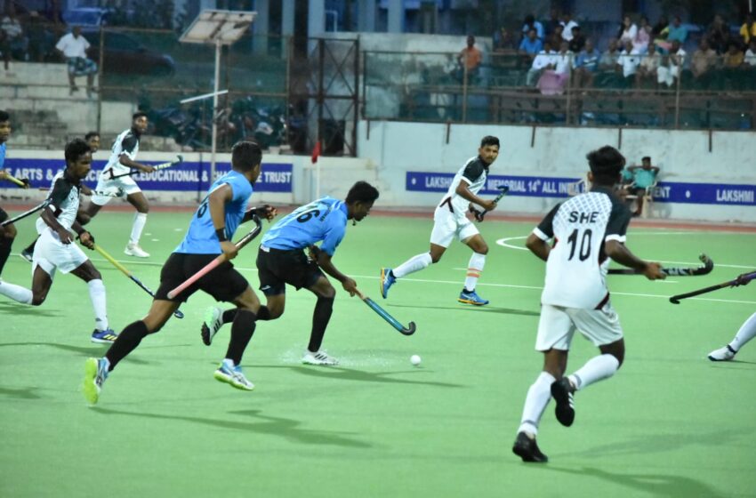  அகில இந்திய ஆக்கி: அரை இறுதிப்போட்டி  வாய்ப்பை இழந்த கோவில்பட்டி அணி