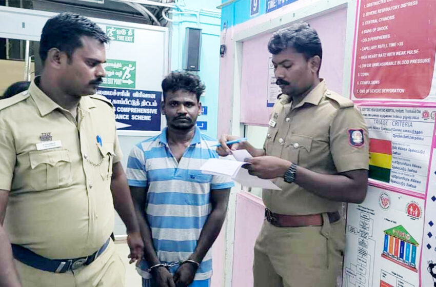  கோவில்பட்டி சுபா நகர் பகுதியில் வீடுபுகுந்து கொள்ளையில் ஈடுபட்ட முகமூடி திருடன் கைது