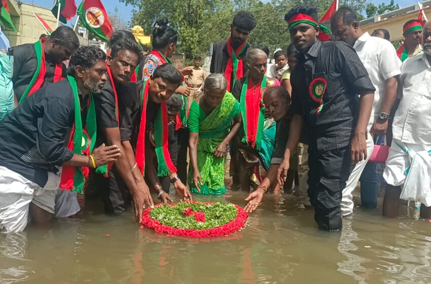  போராட்டத்தில் உயிர்இழந்த தியாகிகளுக்கு தாமிரபரணி ஆற்றில் நினைவுத்தூண்; மூவேந்தர் மருதம் முன்னேற்ற கழகம் வலியுறுத்தல்