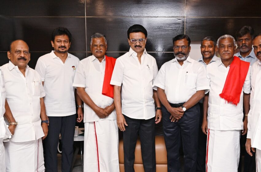  சாதி ஆணவ கொலைகளை தடுக்க தனிச்சட்டம் ; முதல்-அமைச்சர் மு.க.ஸ்டாலினிடம் கூட்டணி கட்சி தலைவர்கள் வலியுறுத்தல்  