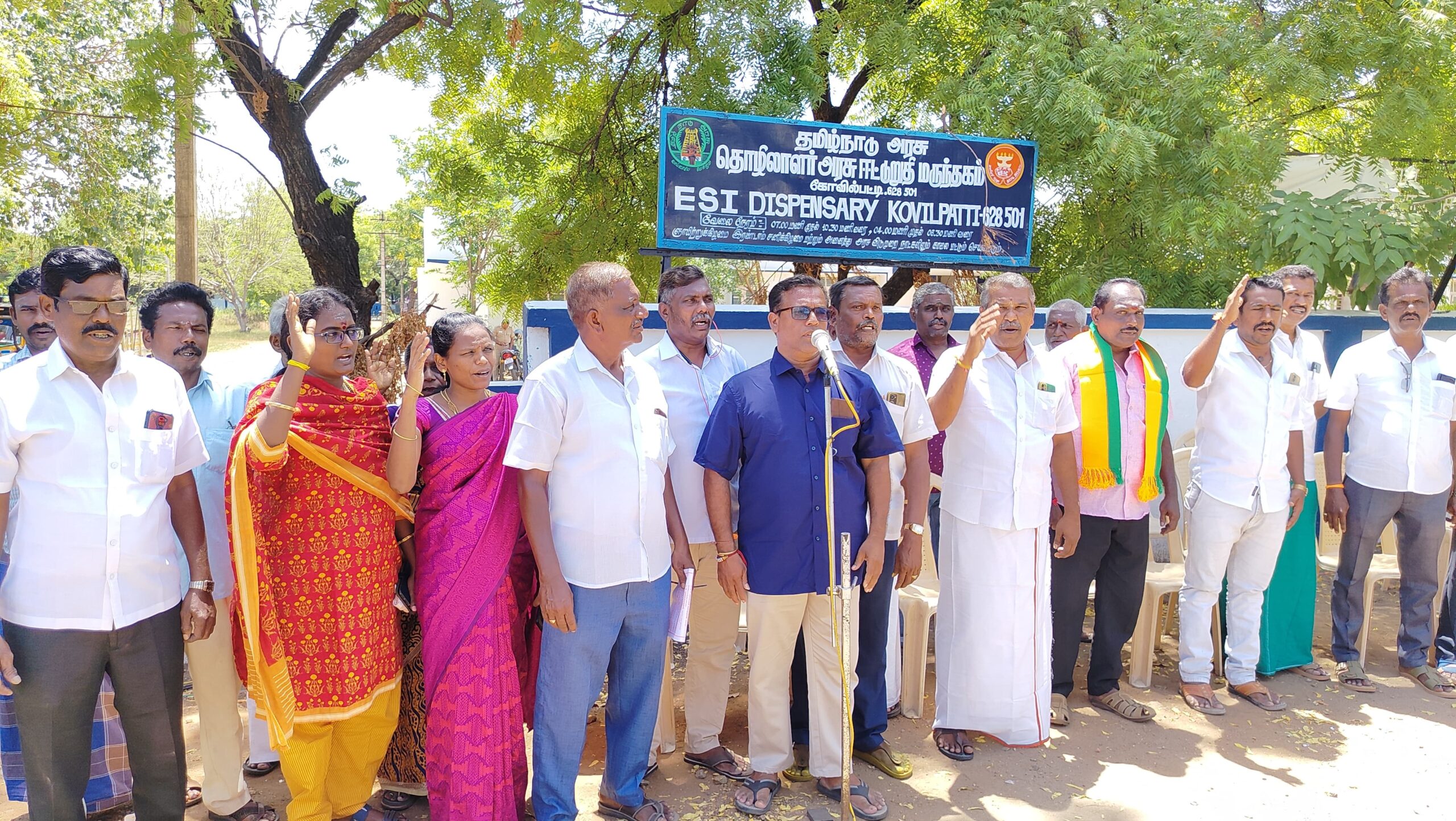  தெற்கு திட்டங்குளத்தில் அடிப்படை வசதிகள் கோரி பாஜக ஆர்ப்பாட்டம்