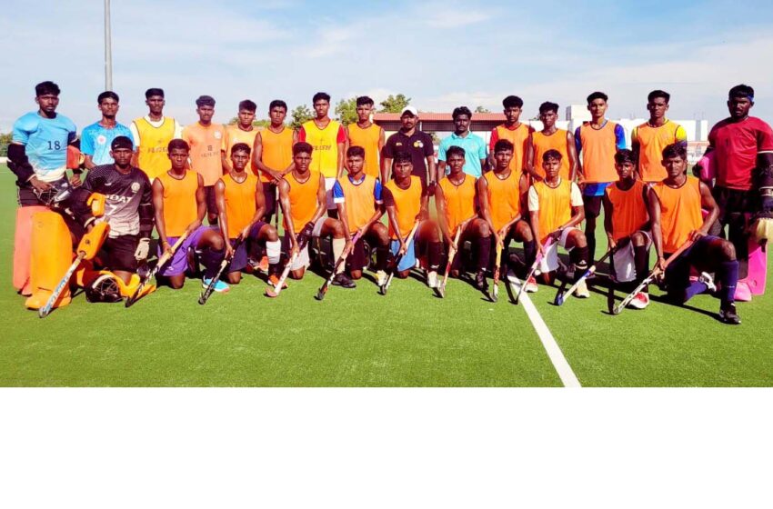  அகில இந்திய ஜூனியர் ஆக்கி: தமிழக அணி வீரர்களுக்கு கோவில்பட்டியில் தீவிர பயிற்சி