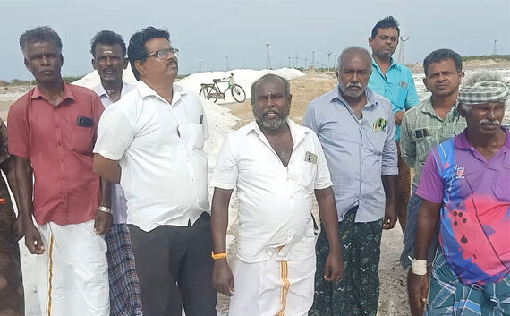  தூத்துக்குடி உப்பளம் பகுதியில் கப்பல் கட்டும் தளம் அமைக்க கடும் எதிர்ப்பு