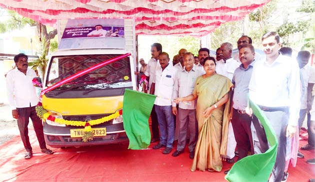 முதியோர், மாற்று திறனாளிகளுக்கு இல்லம் தேடி ரேஷன் பொருட்கள் வழங்கும் திட்டம் ; தூத்துக்குடியில்  தொடக்கம்