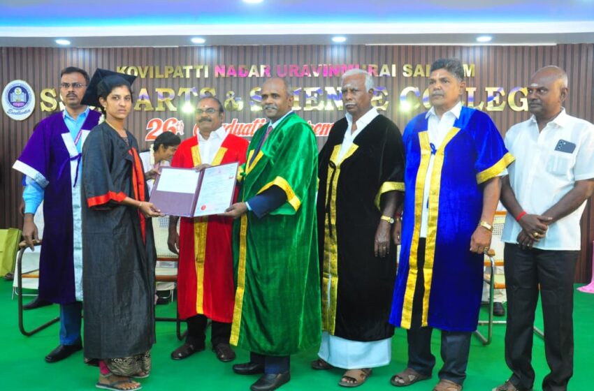  கோவில்பட்டி எஸ்.எஸ்.டி.எம். கல்லூரியில் பட்டமளிப்பு விழா; ஐகோர்ட்டு நீதிபதி பங்கேற்பு
