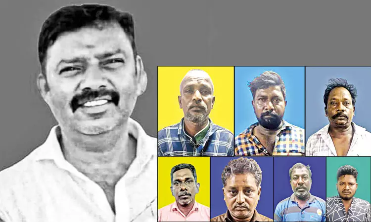  கூலிப்படையை ஏவி தொழிலதிபர் கொலை: பங்குதாரர் உள்பட 7 பேர் கைது