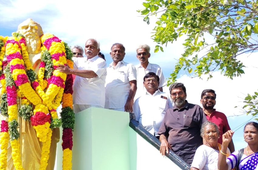  147-வது பிறந்தநாள்: கோவில்பட்டியில் பெரியார் சிலைக்கு மாலை அணிவித்து மரியாதை