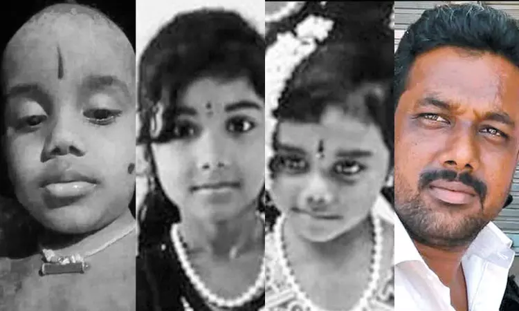  மனைவியின் கள்ளக்காதலால் ஆத்திரம்: 3 குழந்தைகளை கழுத்தை அறுத்து கொன்ற தந்தை