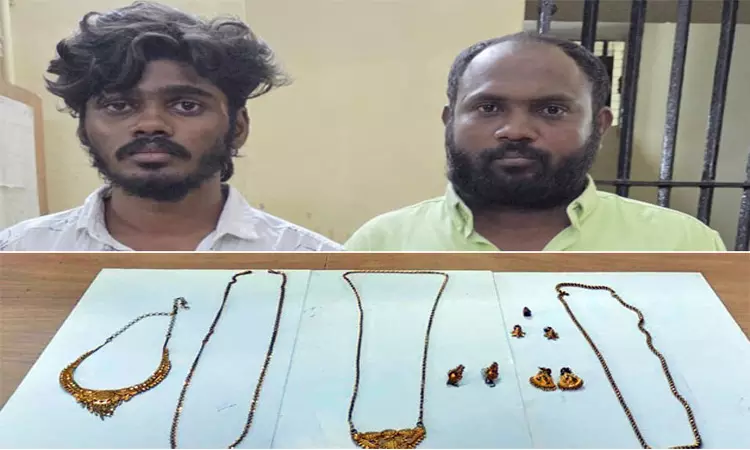  வீட்டின் பூட்டை உடைத்து ரூ.20 லட்சம் நகைகள் திருடிய 2 பேர் கைது