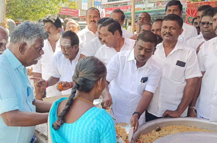  தேவர் ஜெயந்தி: கோவில்பட்டியில் அன்னதானம்