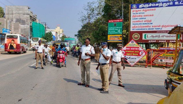  திருச்செந்தூர் கந்தசஷ்டி விழா: 27, 28-ந் தேதிகளில் வாகனங்களுக்கான போக்குவரத்து கட்டுப்பாடுகள்  