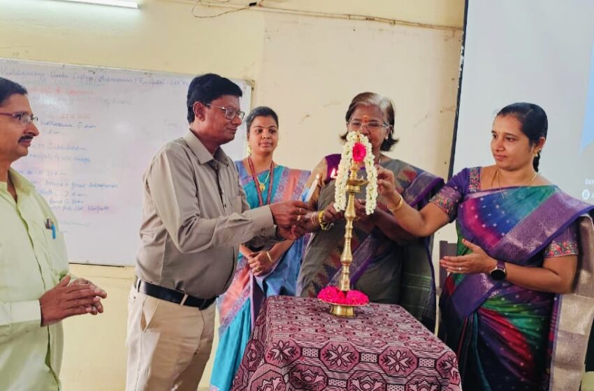  கோவில்பட்டி கல்லூரியில் தொழில் முனைவோர் மேம்பாட்டு பயிற்சி