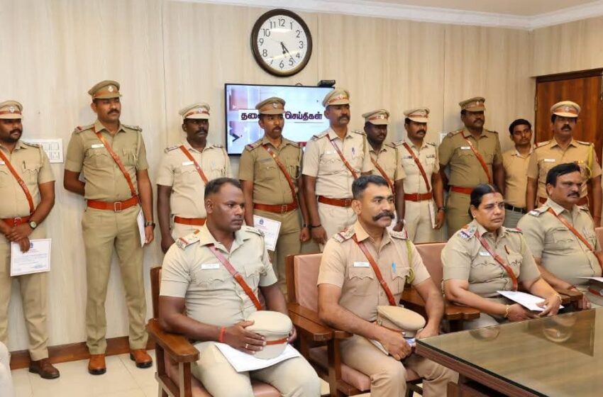  மாணவி கொலை வழக்கில் துப்பு துலக்கிய 25 போலீஸ் அதிகாரிகளுக்கு நற்பணி சான்றிதழ்