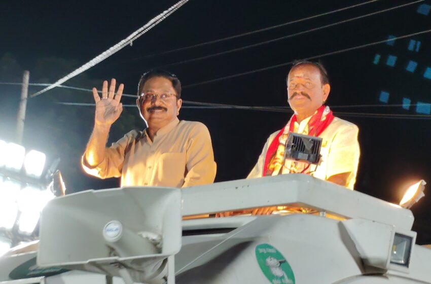 கோவில்பட்டியில் அதிமுக வேட்பாளருக்கு டிடிவி தினகரன் வாக்கு சேகரிப்பு