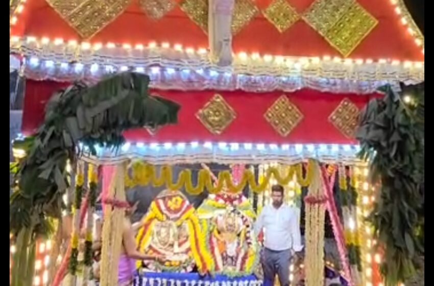  கோவில்பட்டியில் தெப்பதிருவிழா; தெப்பத்தில் 9 முறை சுற்றிவந்த மின் ரதம்