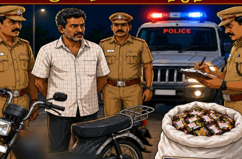  139 கிலோ தடை செய்யப்பட்ட புகையிலை பொருட்கள் பறிமுதல்