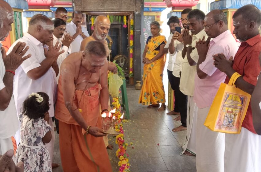  கோவில்பட்டி மாலையம்மன் கோவிலில் கால்நாட்டு விழா சிறப்பு பூஜை