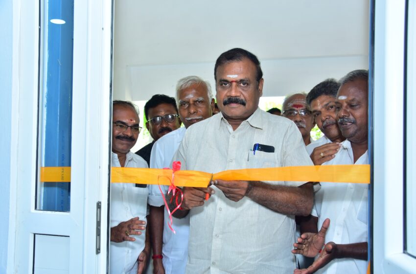  கோவில்பட்டி எஸ் .எஸ். டி .எம். கல்லூரியில் சீரமைக்கப்பட்ட அலுவலக கட்டிடம் திறப்பு விழா